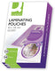 Q-connect lamineeretui 2x 125 micron 65x105mm 100 stuks