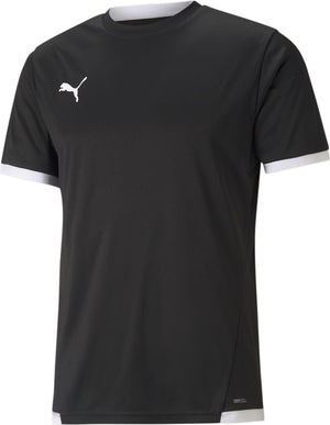 Puma teamliga jersey heren sportshirt - black- white