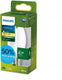 Philips led philips ultra efficient led - kaarslamp - mat - 40w - e14 fitting - dimbaar warmwit licht - energielabel a