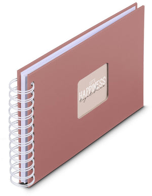 Hama spiraal fotoalbum - fine art - 24x17 - 50 pagina's - terracotta