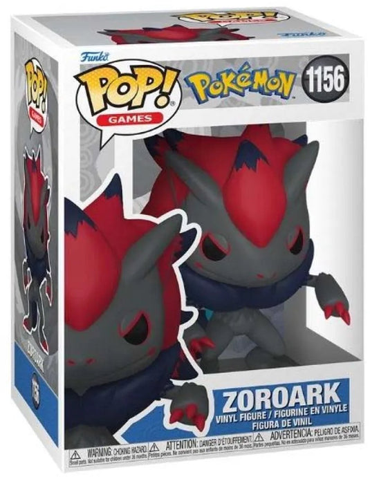 Funko pokémon zoroark vinylfiguur 1156 unisex pop! - neutraal - standard