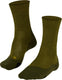 Falke tk2 wool anti-blaar dik wol functioneel materiaal wandelsokken heren groen - maat 44-45