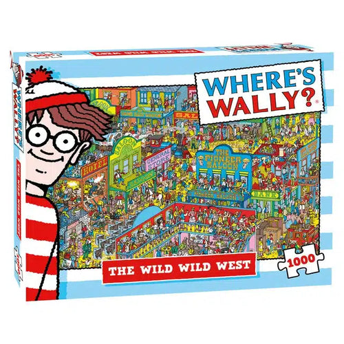 Plenty gifts puzzel where apos;s wally the wild wild west 1000 stukjes