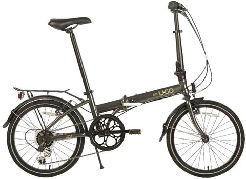UGO vouwfiets Essential Just D6 iron grey