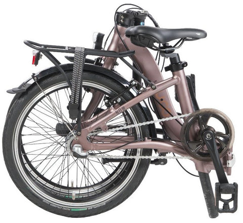 Vouwfiets 20 U-Go Now i3 met lage instap - V-brake - Nexus 3 speed - marroon brown