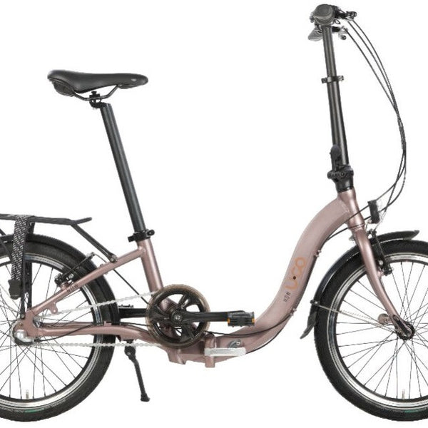 Vouwfiets 20 U-Go Now i3 met lage instap - V-brake - Nexus 3 speed - marroon brown