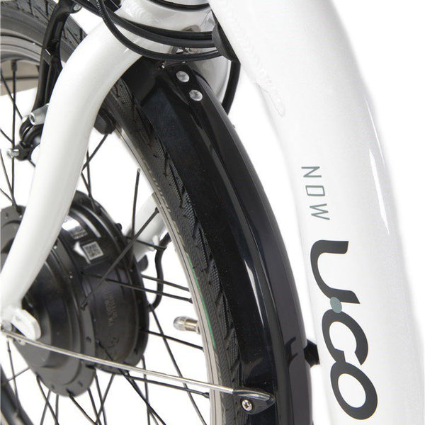 Elektrische vouwfiets 20 U-Go Now Ei7 met lage instap Nexus 7 speed - pearl white