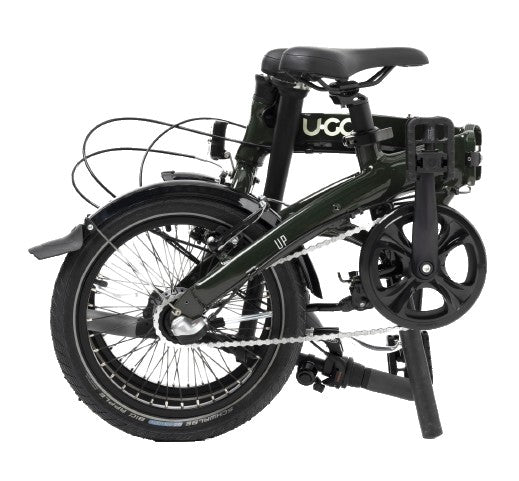 Ugo vouwfiets u-go dare i3 - 16 inch - nexus 3 speed - v brake - moss green