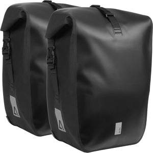 Acid fietstas pure 20 2 cilink - 20 l x 2 - afneembare fietstas - fietstassen dubbel - tas fiets - waterdichte fietstassen - fietsaccessoires - zwart