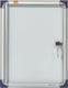 Nobo vitrine binnenvitrine voor 2 a4 documenten (formaat 51 x 37 x 22 cm) - inclusief muurbevestiging