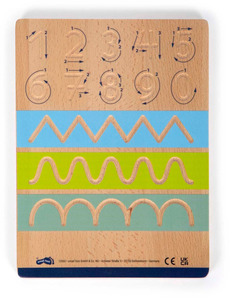 ギャラリービューアに画像をロードする, Small foot - houten schrijfbordset voor schrijftraining
