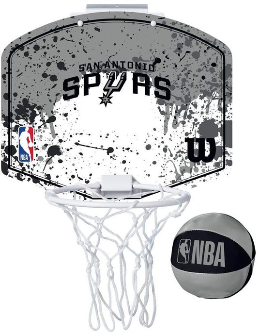 Wilson nba team mini hoop team san antonio spurs voor sport fanzone