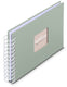 Hama spiraal fotoalbum - fine art - 24x17 - 50 pagina's - salie