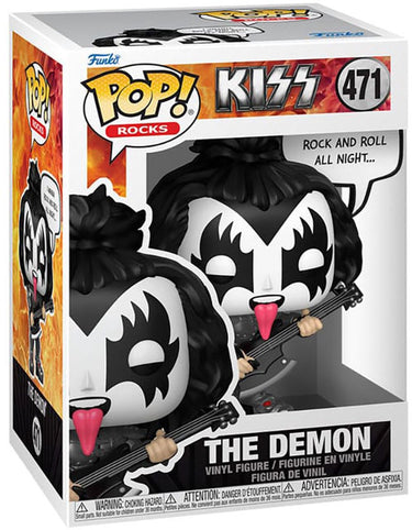 Funko kiss the demon vinyl figur 471 unisex pop! - neutraal - standard