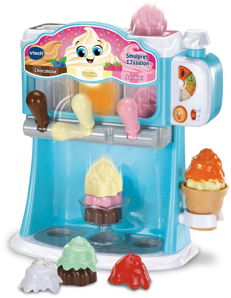 Afbeelding laden in galerijviewer, Vtech smulpret ijssalon - educatief speelgoed - stimuleert creativiteit - speelgoed vanaf 2 jaar
