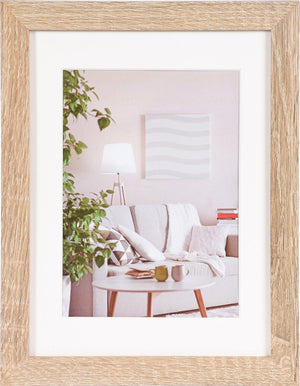 Henzo fotolijst - - modern - fotomaat 18x24 cm - lichtbruin