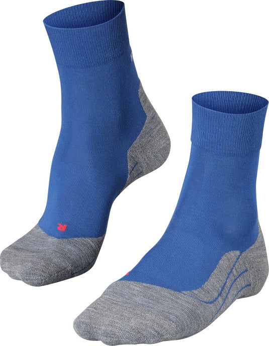 Falke ru4 anti-blaar katoen functioneel materiaal hardloopsokken heren blauw - maat 46-48