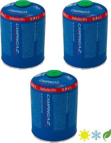 Campingaz cv470 alle seizoenen - 3 stuks - kliksysteem - 450 g isobutaan propaan - gas