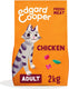Edgard cooper kattenvoer brokjes - graanvrij - verse kip - 2kg