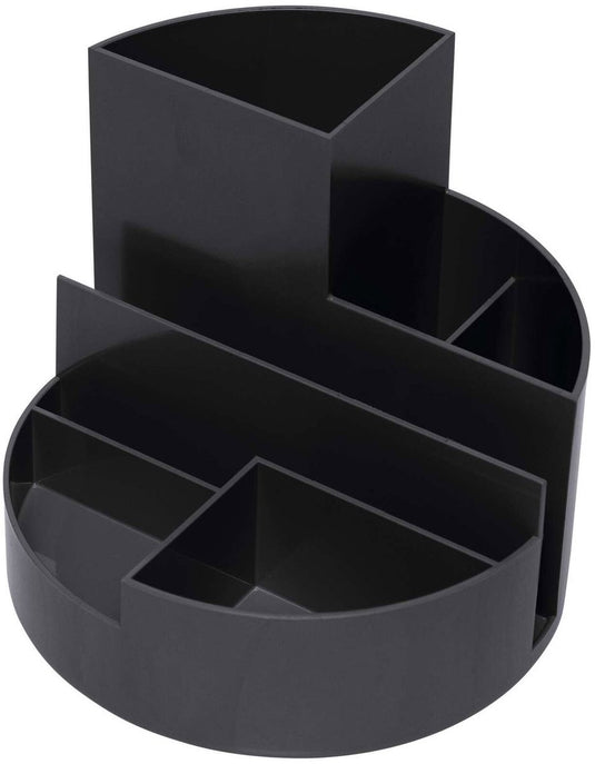 Maul pennenkoker rundbox kunststof 14 x 14 x 12.5 cm zwart