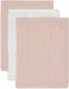 Jollein - baby hydrofiel washandje - katoen - 3 stuks - twinkling wild rose - baby washand, hydrofiele washandjes -15x20cm