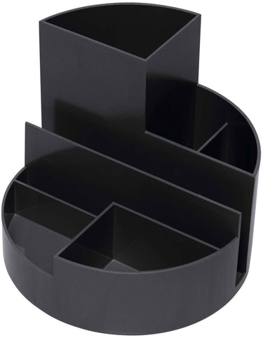Maul pennenkoker rundbox kunststof 14 x 14 x 12.5 cm zwart