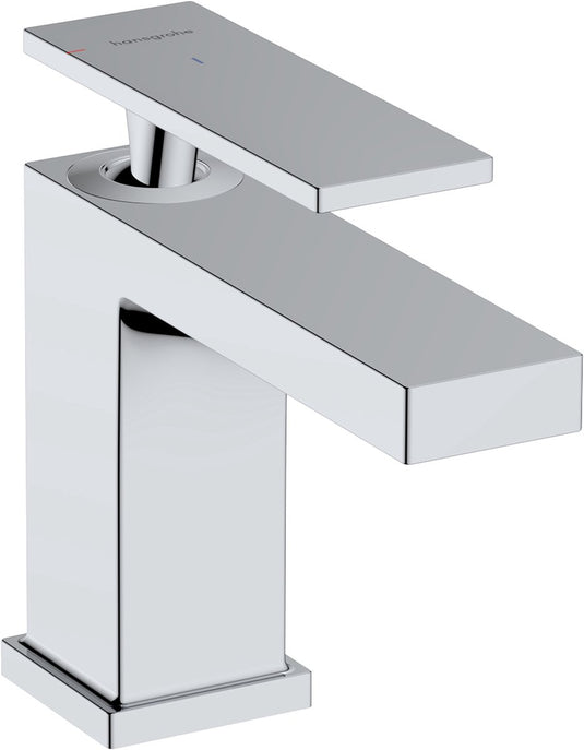 Hansgrohe tecturis e - wastafelkraan - ééngreeps bediening - coolstart energiebesparend - zonder waste - 80mm maat - chroom