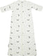 Meyco baby slaapzak winter moon - afritsbare mouwen - indigo - 90cm - winterslaapzak