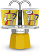Bialetti mini express lichtenstein met 2 kopjes - 2-kops