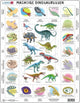 Larsen kenmerken van de dinosauriërs – puzzel – dieren – prehistorie – educatieve legpuzzel voor kinderen – 35 stukjes – gemaakt in noorwegen – extra dikke 2,5 mm stukjes – tray met vaste rand