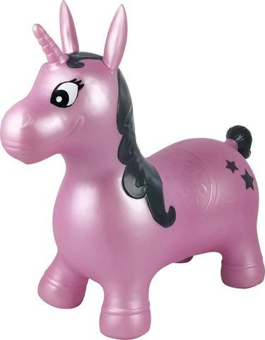 Lexibook opblaasbare springunicorn met pluche pak
