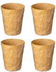 Koziol drinkbeker, 0.25 l, set van 4, organic, houtvezels - | club s 2.0