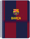 F.c. barcelona notitieboekje blauw kastanjebruin a5 80 lakens