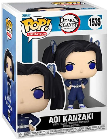 Funko demon slayer aoi kanzaki (chase editie beschikbaar!) vinyl figuur 1535 pop! meerkleurig