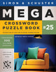 S s mega crossword puzzles- simon schuster mega crossword puzzle book #25