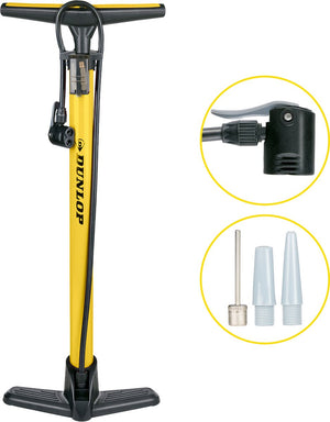 Dunlop fietspomp geel