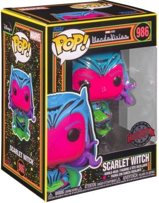Funko pop marvel: wandavision - scarlet witch(blacklight) - pop