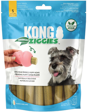 Kong ziggies puppy - hondensnacks - natural 198 g 12 stuks s