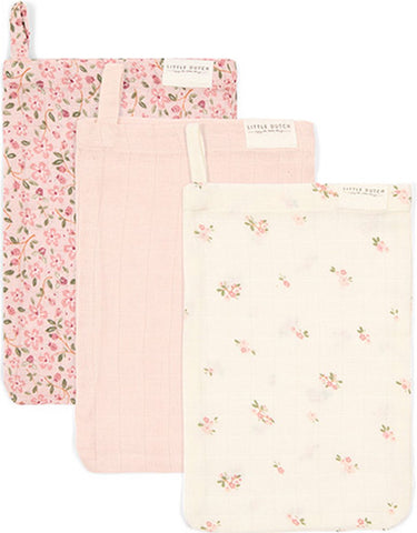 Little dutch washandjes set - roze - fairy garden