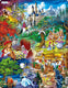 Larsen de sprookjes van grimm – puzzel – fantasie en verhaal – sprookjes – educatieve legpuzzel voor kinderen – 33 stukjes – gemaakt in noorwegen – extra dikke 2,5 mm stukjes – tray met vaste rand