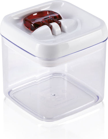 Leifheit fresh easy voorraaddoos - vierkant - 1,0 liter - wit