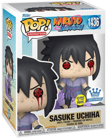 Funko pop! animation: naruto - sasuke ichiha amaterasu #1436 gitd special edition