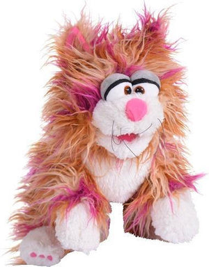 Living puppets handpop 32 cm gevlekte kat buikspreekpop