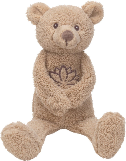 Happy horse mindful beer knuffel 30 cm - beige - baby knuffel