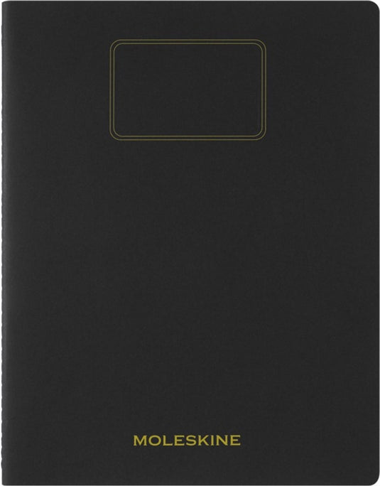 Moleskine schrift student xxl - zachte kraft - blanco - zwart