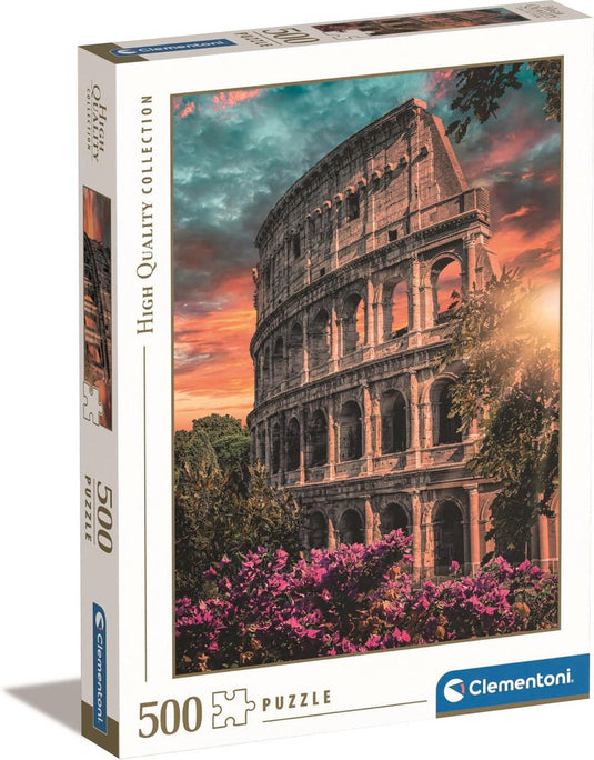 Clementoni - puzzel - 500 stukjes - flavian amphitheatre - puzzel voor volwassenen