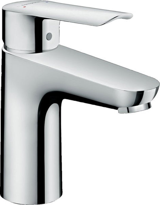 Hansgrohe logis e - wastafelmengkraan - ééngreeps bediening - met trekwaste - 100mm - chroom