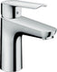 Hansgrohe logis e - wastafelmengkraan - ééngreeps bediening - met trekwaste - 100mm - chroom