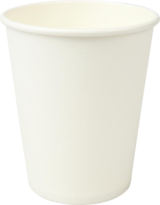 Q-connect beker uit karton | 150 ml | wit | pak van 100 stuks