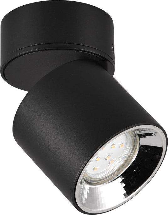 Trio guayana - plafondlamp - zwart mat - excl. 1x gu10 4,5w